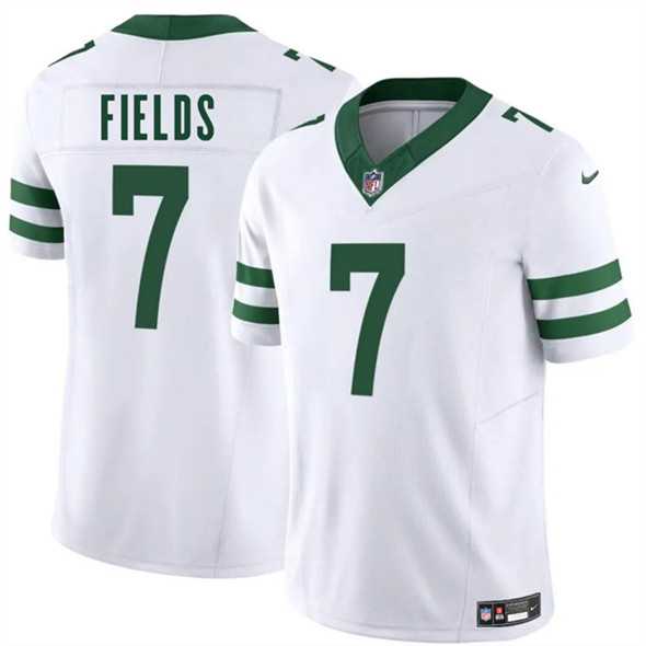 Men & Women & Youth New York Jets #7 Justin Fields White 2025 F.U.S.E. Vapor Untouchable Limited Stitched Jersey->new york jets->NFL Jersey